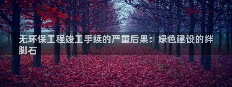 彩名堂移动客户端：无环保工程竣工手续