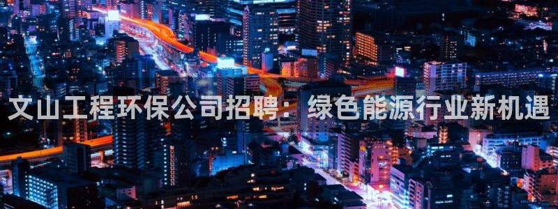 彩名堂客户端加拿大：文山工程环保公司招聘：绿色能源行业新机遇