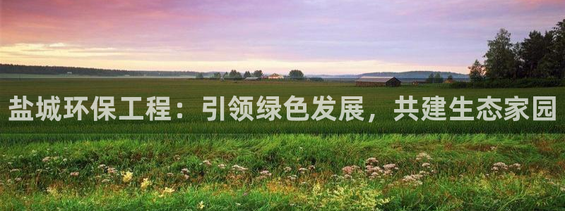 彩名堂官网客户端：盐城环保工程：引领