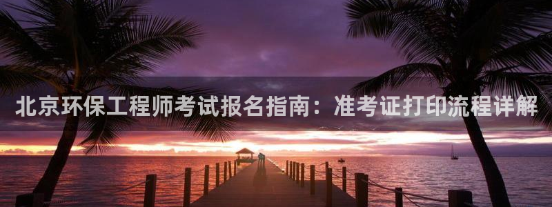 彩名堂客户端官网：北京环保工程师考试报名指南：准考证打印流程